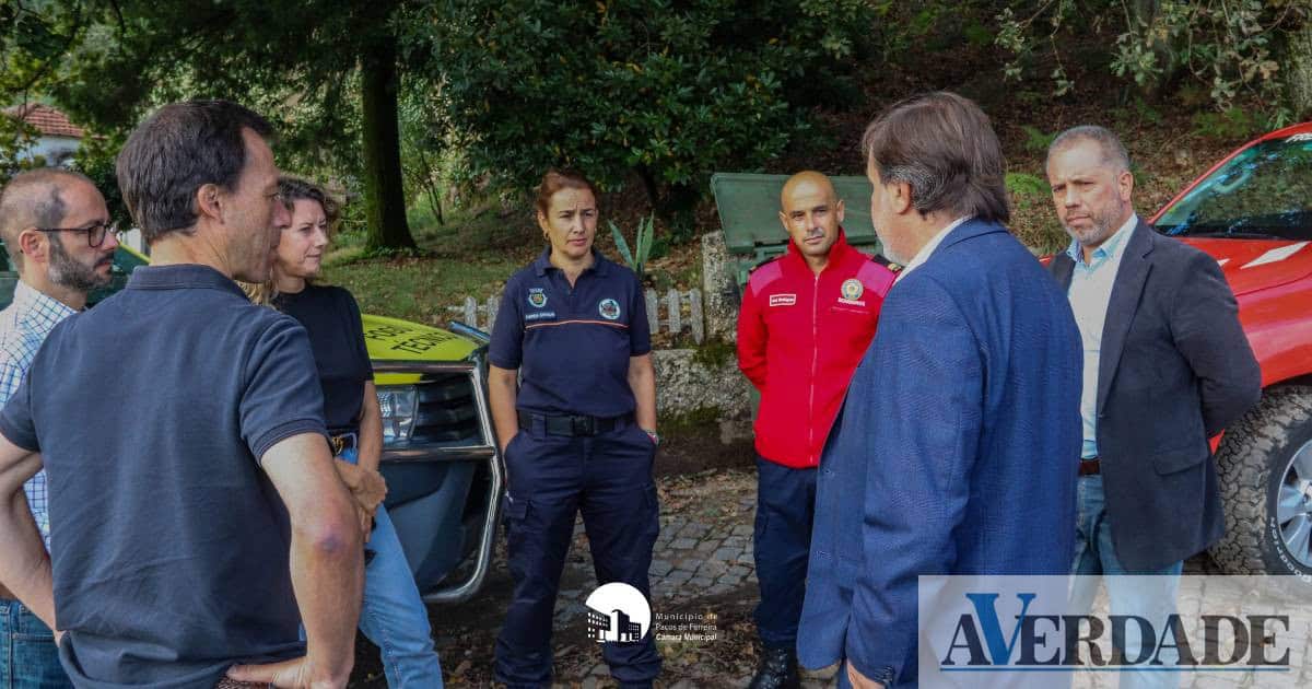 Equipas avaliam riscos dos incêndios e da depressão "Aitor" em Paços de Ferreira