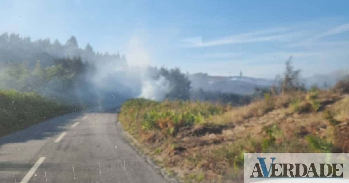 Marco: Incêndio deflagra na Serra de Montedeiras