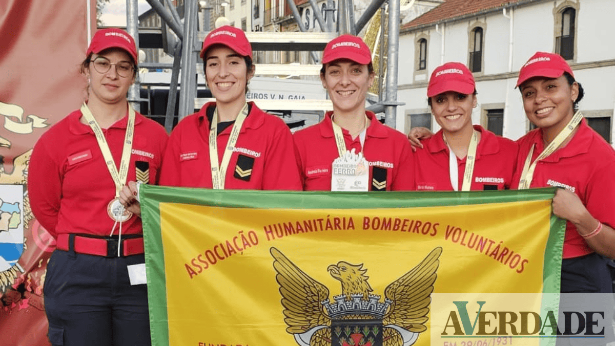 Bombeiras de Paços de Ferreira conquistam 3.º lugar na competição "Bombeiros de Ferro"