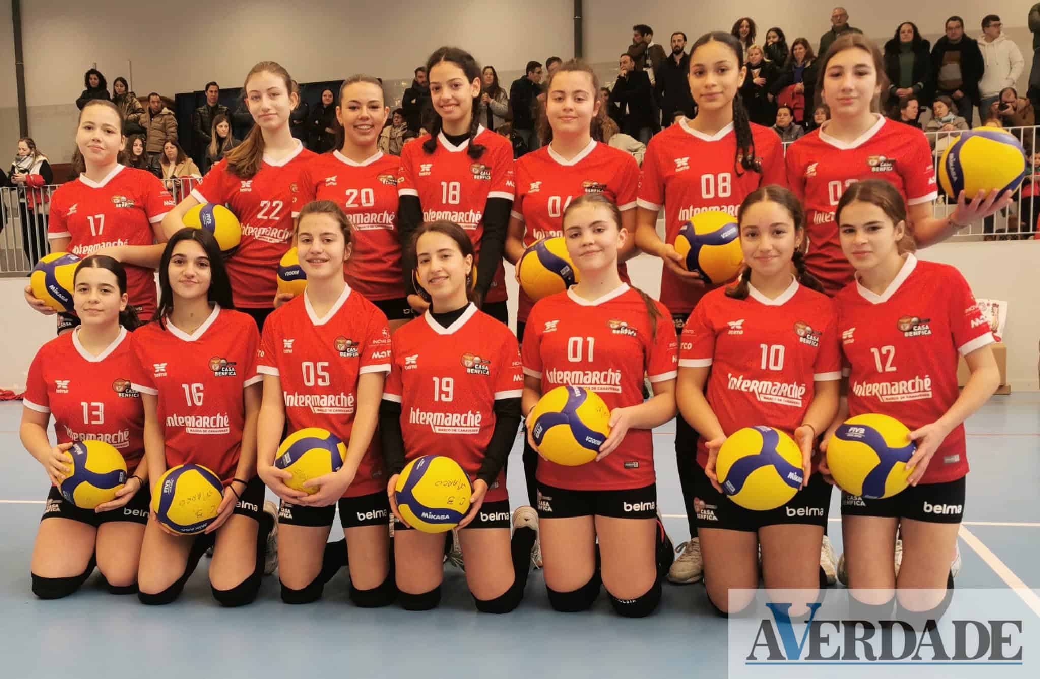 Secção de voleibol feminino da Casa do Benfica do Marco cria mais um escalão para nova época