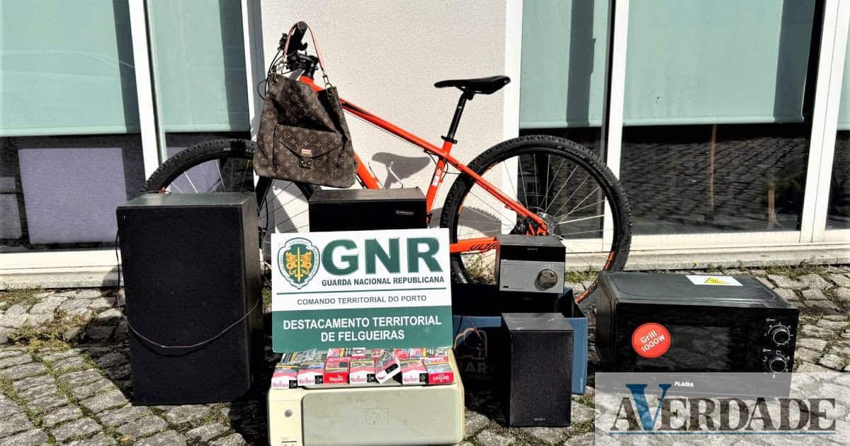GNR deteve dois suspeitos de crimes de furtos em Felgueiras