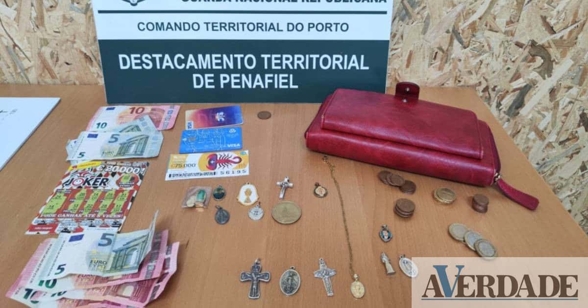 GNR detém mulher de 50 anos por furto de material em Penafiel avaliado em 1200 euros