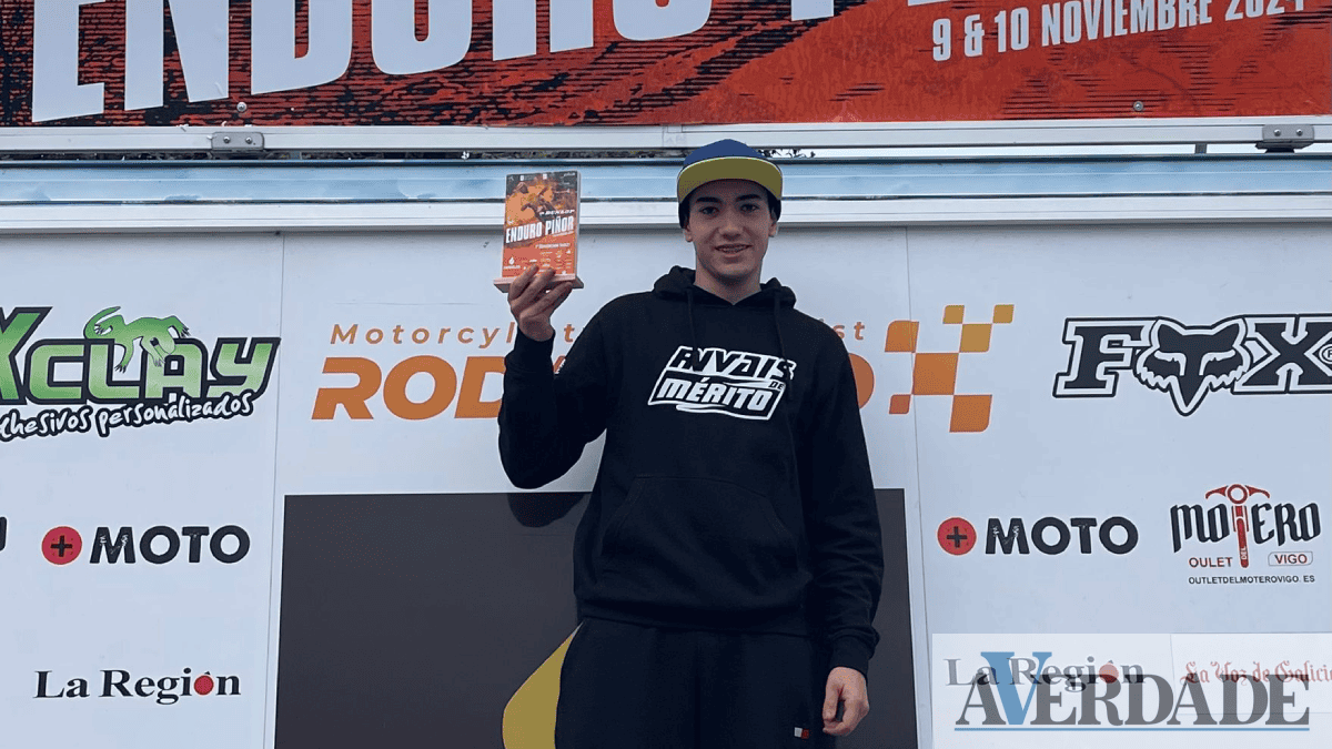 Piloto do Marco de Canaveses Lucas Cepa conquista título Sub-21 no Enduro de Piñor