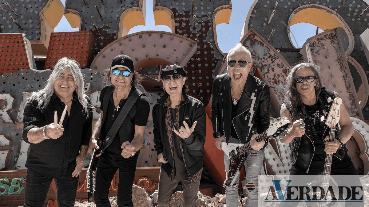 A banda Scorpions vai estar em Portugal em concerto no MEO Marés Vivas