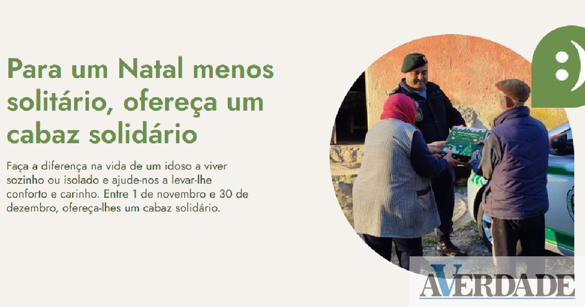 GNR e Pingo Doce lançam campanha solidária para apoiar idosos que passam o Natal sozinhos