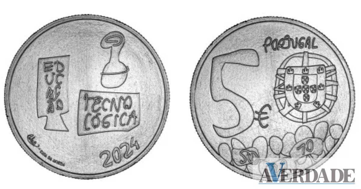 Moeda de cinco euros começa a circular a 13 de novembro