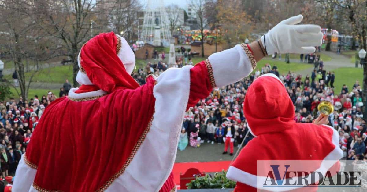 Paredes dá as boas-vindas à magia do Natal com desfile do Pai Natal