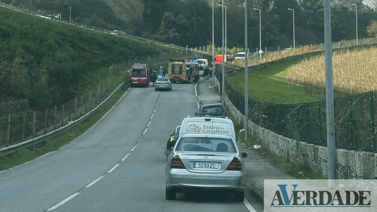 Acidente rodoviário em Penafiel provoca dois feridos
