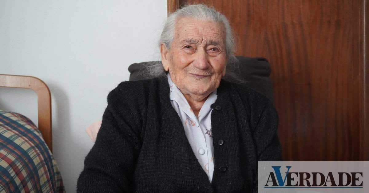 Aos 104 anos, Maria da Luz continua "rija" e valoriza a vida ao ar livre