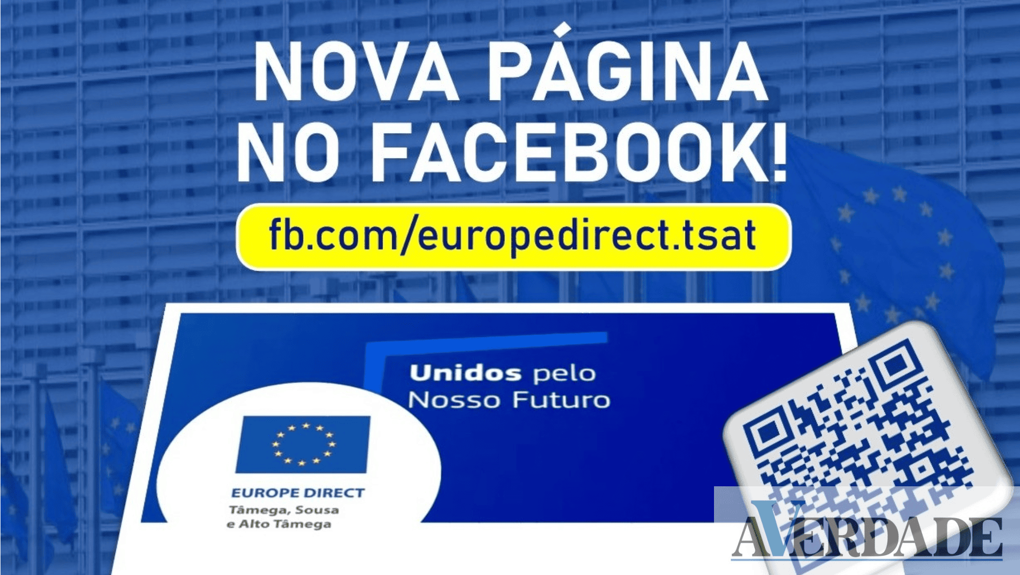 Europe Direct Tâmega, Sousa e Alto Tâmega lança nova página de Facebook