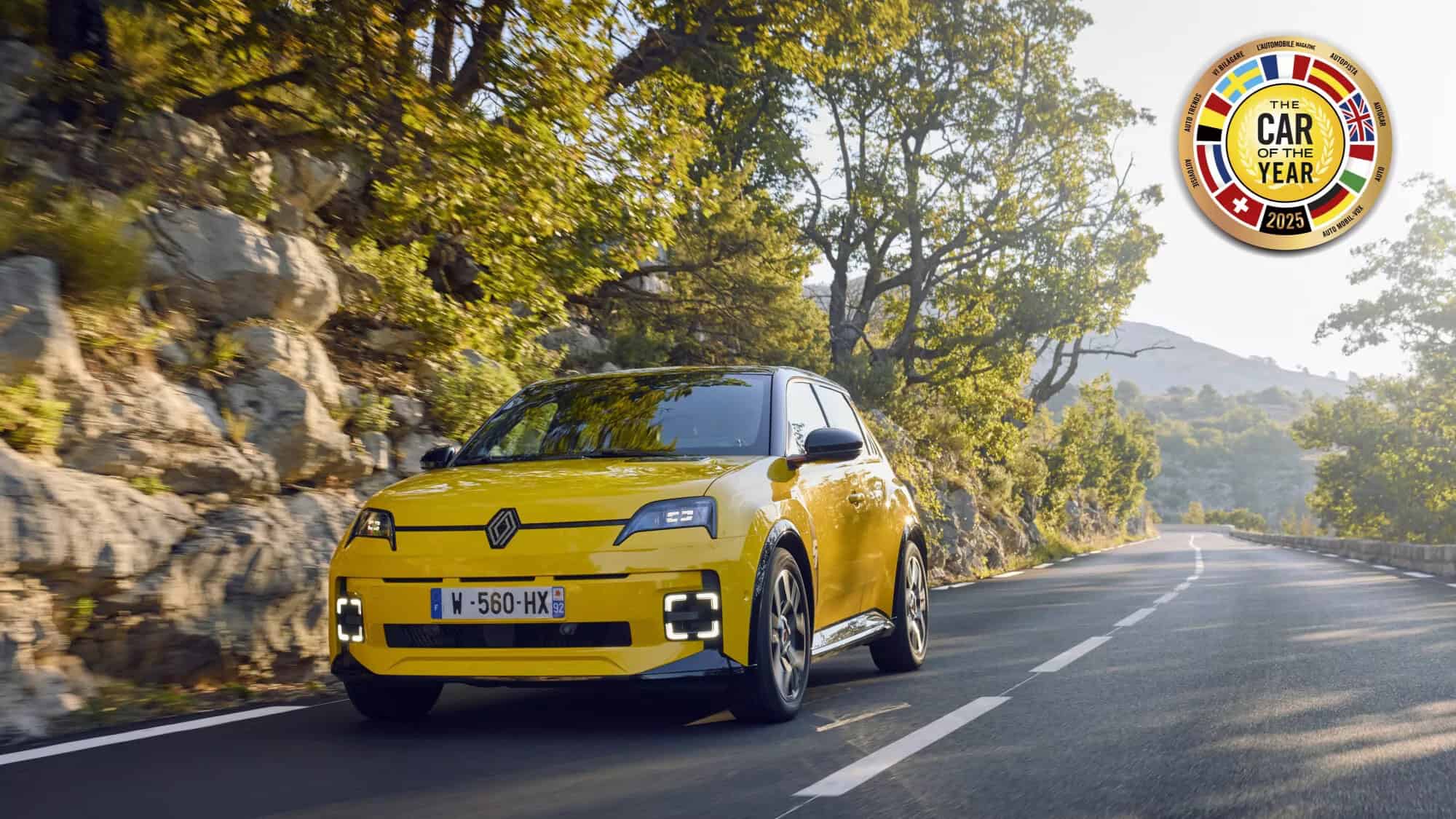 Renault 5 E-Tech Elétrico e Alpine A290 vencem Carro do Ano 2025