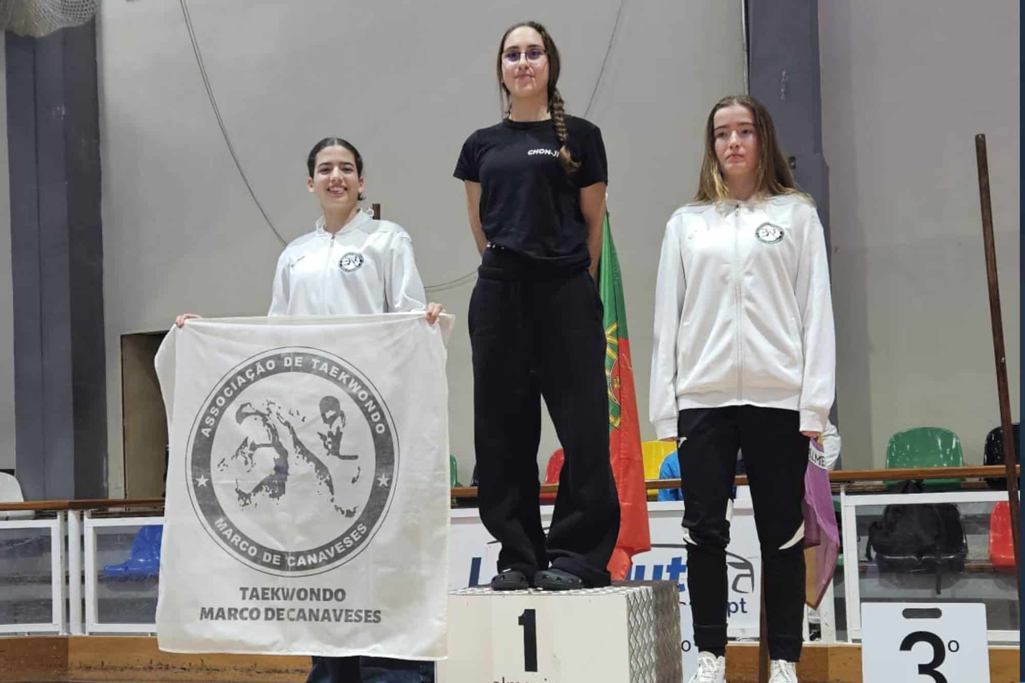 Associação de Taekwondo do Marco conquista três medalhas no campeonato nacional de combates